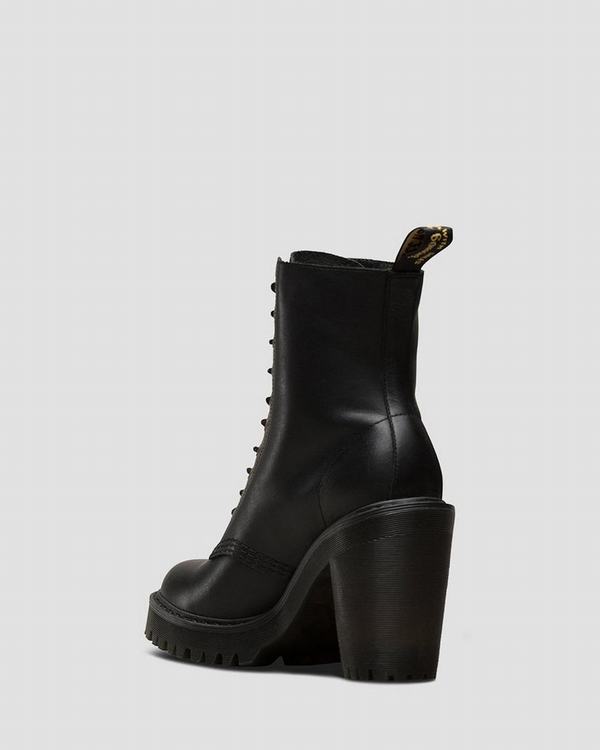 Dr Martens Dámské Boty Na Vysokém Podpatku Kendra Černé, CZ-835207